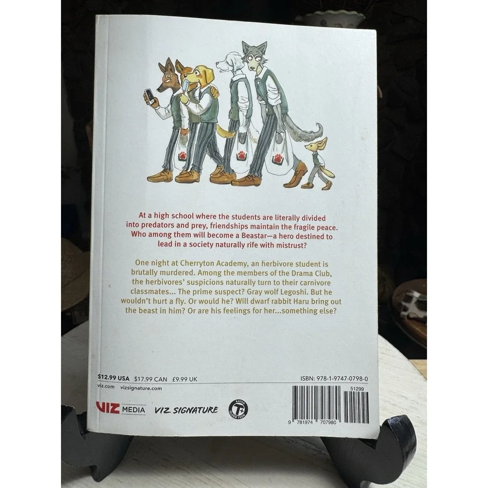 VIZ Beastars Manga Vol. 1 & 2 Lot English TPB by Paru Itagaki